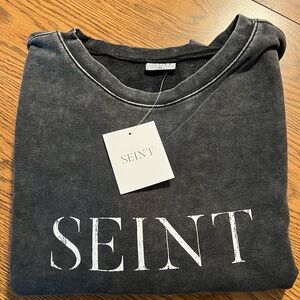 SEINT Women's Black Sweatshirt